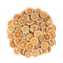 Deko Trockenfrüchte Orangenscheiben LILLEMOR, grün, Ø4-6cm, 250g
