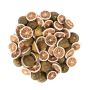 Deko Trockenfrüchte Zitronenhälften KRESZENTIA, grün, Ø3-4cm, 250g