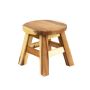 Holz Schemel NANNATI aus Holz, natur, 25cm, Ø26cm