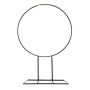 Metallring FREYDIS mit Fuß, schwarz, 60cm, Ø48cm