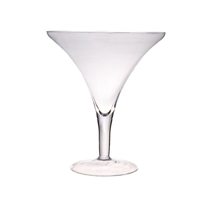 Decorative glass/Candle Glass 30cm Ø 25cm INNA-Glas Set 2 x XL Cocktailglas/Martiniglas SACHA clear 