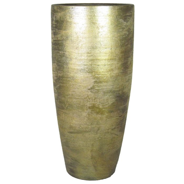 mit gold, Maserung, Ø37cm Große Keramik Vase 90cm, THORAN