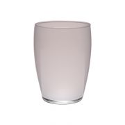 Runde Glasvase HENRY, matt-klar, 20cm, Ø14cm