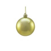 Weihnachtskugel MELANIA, 6 Stück, metallic-gold, Ø6cm