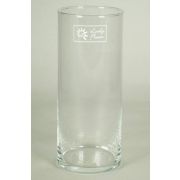 Glas Vase Zylinder SANYA OCEAN, klar, 20cm, Ø8,5cm