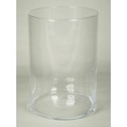 Glas Vase Zylinder SANYA OCEAN, klar, 28cm, Ø19cm