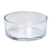 Servierschale VERA OCEAN aus Glas, klar, 8cm, Ø19cm