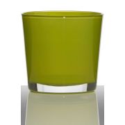 Glasübertopf ALENA, hellgrün, 11cm, Ø11,5cm