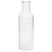 Glas Flasche LATISHA, transparent, 17cm, Ø5,5cm