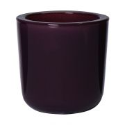 Teelichthalter NICK aus Glas, violett, 7,5cm, Ø7,5cm