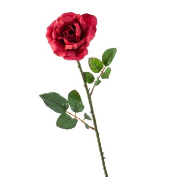 Kunststoff Rose AMY, rot, 65cm, Ø10cm