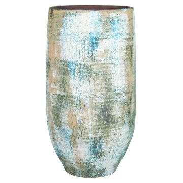 Keramik Blumenvase AETIOS, Farbverlauf, bunt, 45cm, Ø20cm