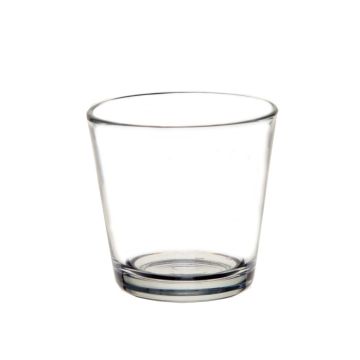 Teelichtglas ALEX AIR, klar, 7,2cm, Ø7,5cm