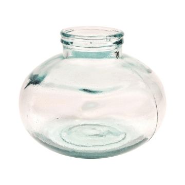 Kugelvase BRENDEN aus Glas, recycelt, klar, 20cm, Ø25cm
