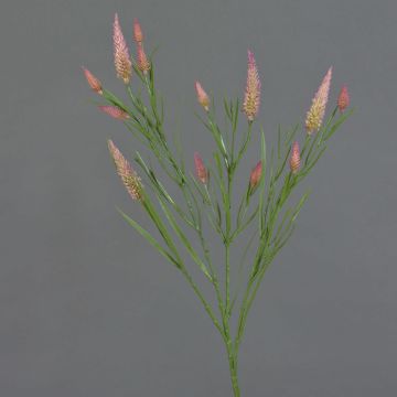 Kunstzweig Klee EUTIN mit Blüten, altrosa-grün, 80cm, Ø1,5-2cm