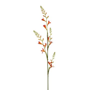 Künstliche Blume Montbretie KATHERYN, orange-rot, 90cm