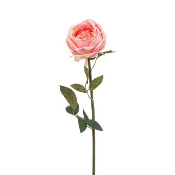 Rose künstlich THYRI, rosa, 65cm, Ø10cm