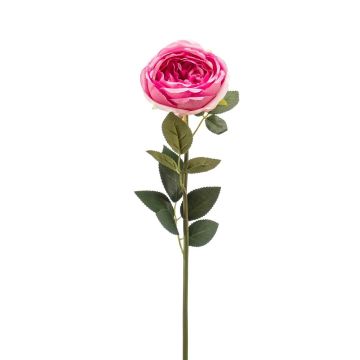 Samt Rose THYRI, pink, 65cm