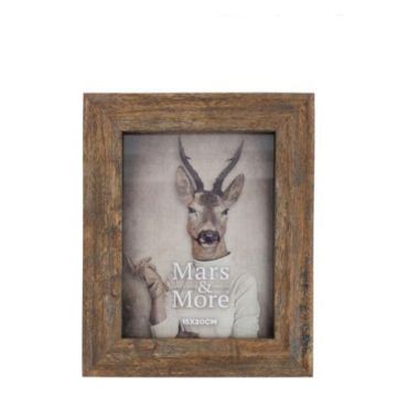 Holz Bilderrahmen ESKIL, bedruckt, braun, 20x15x2cm Holz Bilderrahmen ESKIL, bedruckt, braun, 20x15x2cm