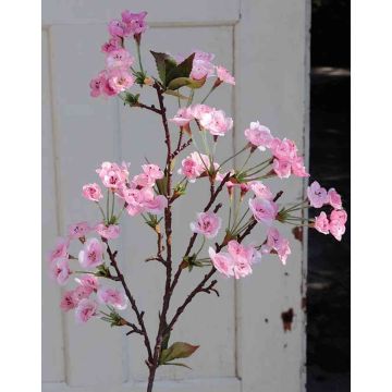 Dekozweig Japanische Zierkirsche ARILA mit Blüten, rosa, 85cm