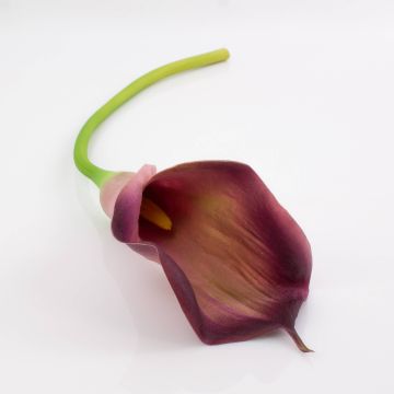 Textilblume Calla TERESA, violett, 70cm, 10x18cm