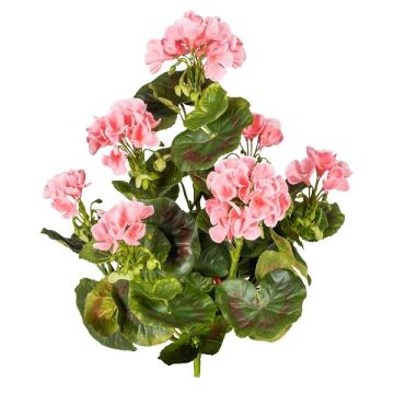 Kunstblume Geranie DOLKREN, Steckstab, crossdoor, rosa, 40cm