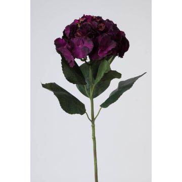 Kunstblume Hortensie ANGELINA, dunkelviolett, 70cm, Ø23cm