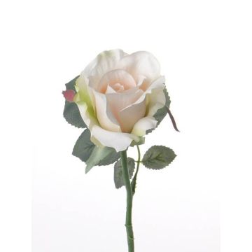 Kunst Rose ELLI, creme-rosa, 30cm, Ø6cm