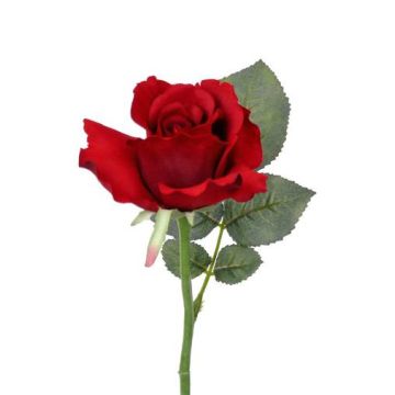 Kunst Rose ELLI, rot, 30cm, Ø6cm