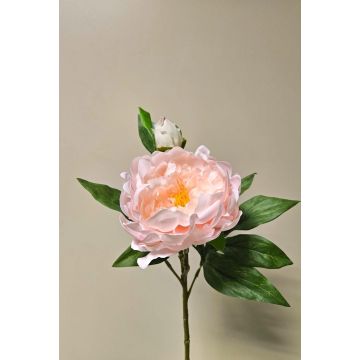 Künstliche Pfingstrose FYRFAR, offen, hellrosa, 60cm