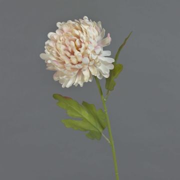 Kunstblume Chrysantheme FYRFOR, rosa-creme, 70cm, Ø14cm