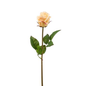 Kunstblume Rose GENIO, hellgelb, 60cm