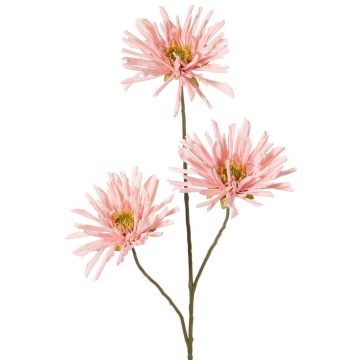 Deko Zweig Chrysantheme LASDIM, hellrosa, 75cm, Ø11cm