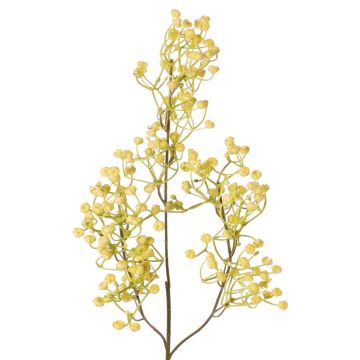 Deko Zweig Schleierkraut MURMYN, gelb-grün, 65cm