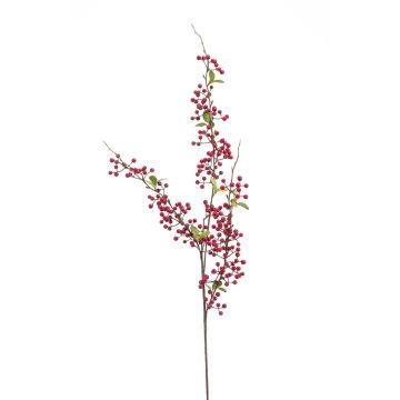 Kunst Schneebeeren Zweig WENPER mit Beeren, rot, 105cm