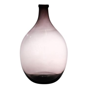 Glasballon OMAIA, recycelt, violett-klar, 43cm, Ø29cm