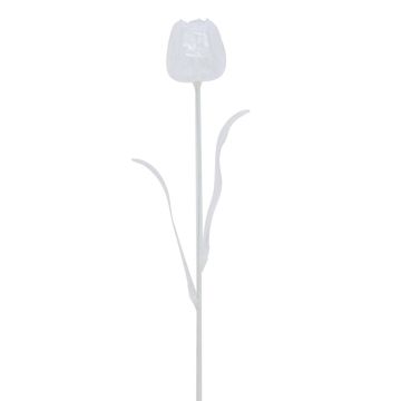 Plastik Tulpe ISHITA in Glasoptik, 12 Stück, transparent, 60cm