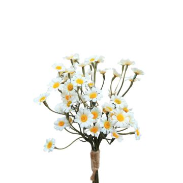 Textilblume Chrysanthemen Bund WEMKE, weiß, 35cm