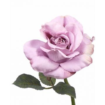 Textilblume Rose CIAH, helllila, 30cm, Ø13cm