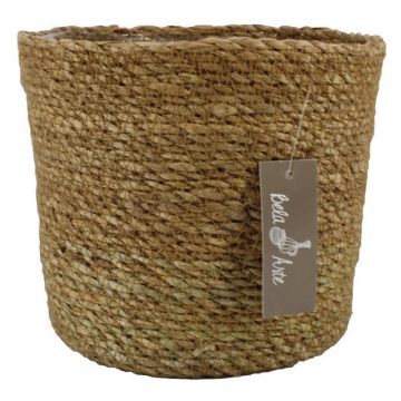 Seegras Korb AMPARO, beige, 16,5cm, Ø19cm