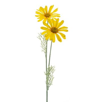 Künstliche Margerite SOPY, gelb, 55cm