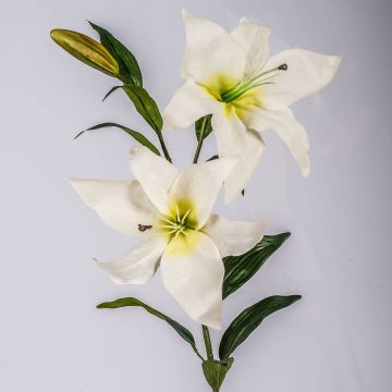 Kunstblume Lilie KIRSTEN, weiß, 85cm, Ø15cm