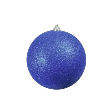 Weihnachtskugel CANELA, Glitzer, blau, Ø20cm