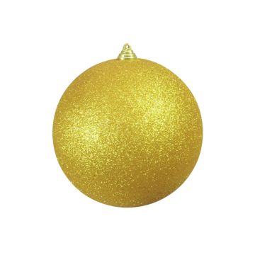 Weihnachtskugel CANELA, Glitzer, gold, Ø20cm
