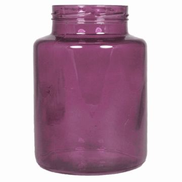 Schraubglas VALENTIA ohne Deckel, pink-klar, 25cm, Ø17cm