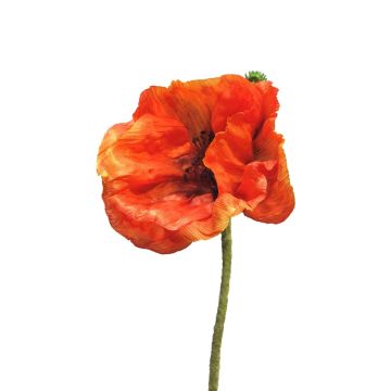 Dekoblume Mohnblume ANKANG, orange, 70cm, Ø9,5cm