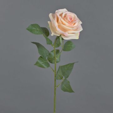 Künstliche Rose KAILIN, rosa-creme, 65cm, Ø9cm