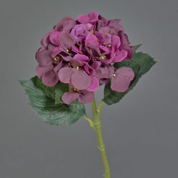 Kunstblume Hortensie FUXIANG, violett, 50cm, Ø16cm
