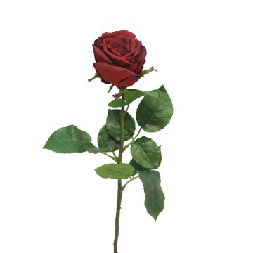 Kunstblume Rose JIANHUA, dunkelrot, 70cm