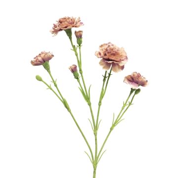 Dekoblume Nelke AHONG, lila-rosa, 60cm, Ø6-7cm